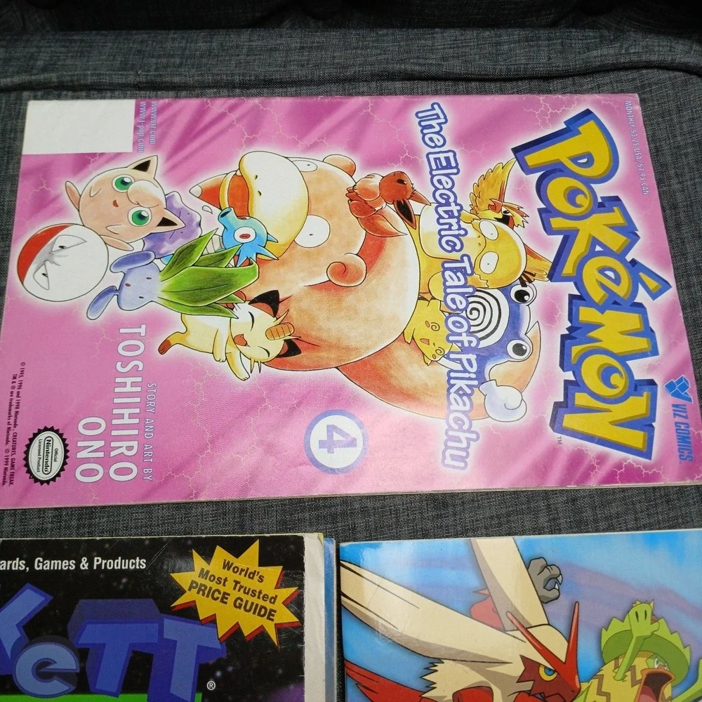 VTG Official Pokémon Advanced Collector's Sticker Book,‎ Guide, Comic -TA